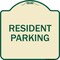 Signmission Parking Resident Parking Heavy-Gauge Aluminum Architectural Sign, 18" x 18", TG-1818-23356 A-DES-TG-1818-23356 - alternate 1